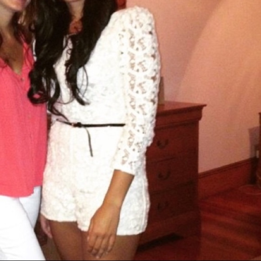 All lace romper size M